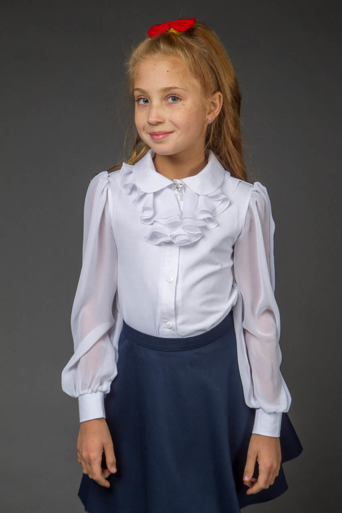 Блузки школьная форма для девочек