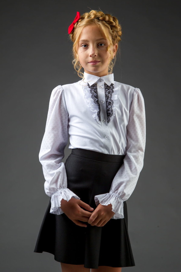 Блузки школьная форма для девочек